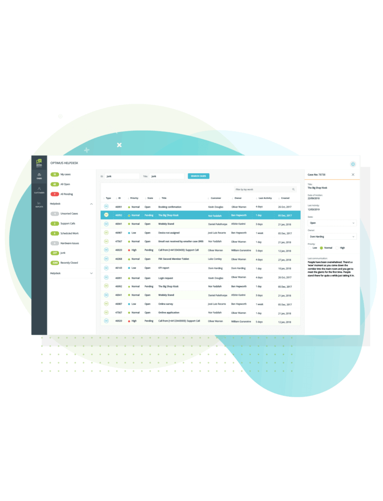 Customer enquiry management