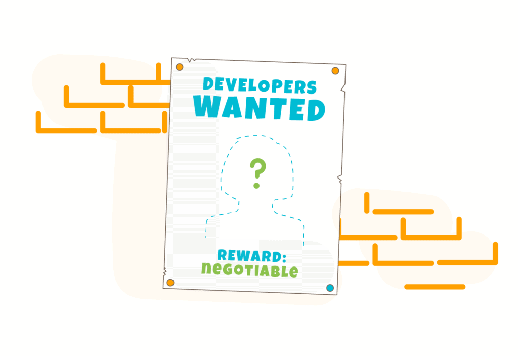 Developer vacancy poster