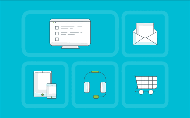 Omni-channel experience illustration