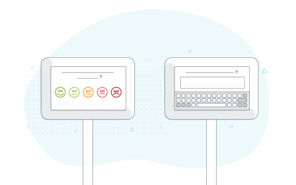 Two types of feedback illustration