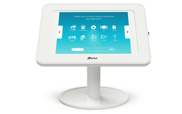 Desktop survey kiosk