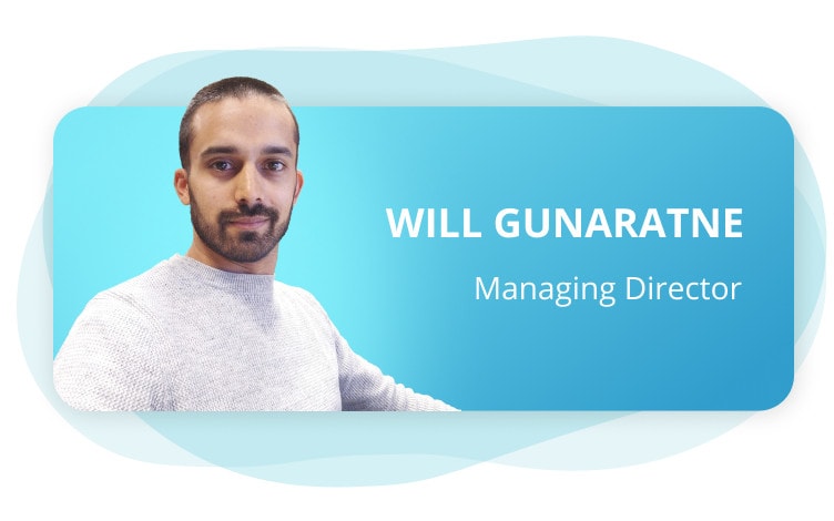 Will Gunaratne, Avius Managing Director and co-founder