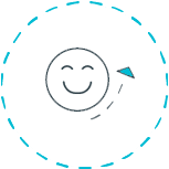 smiley face satisfaction icon